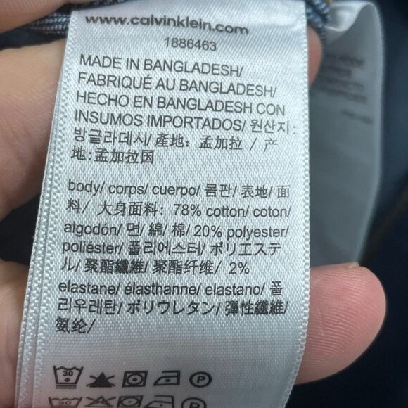 Calvin Klein Womens XL Denim Jacket Classic Style d0177 - Picture 7 of 9